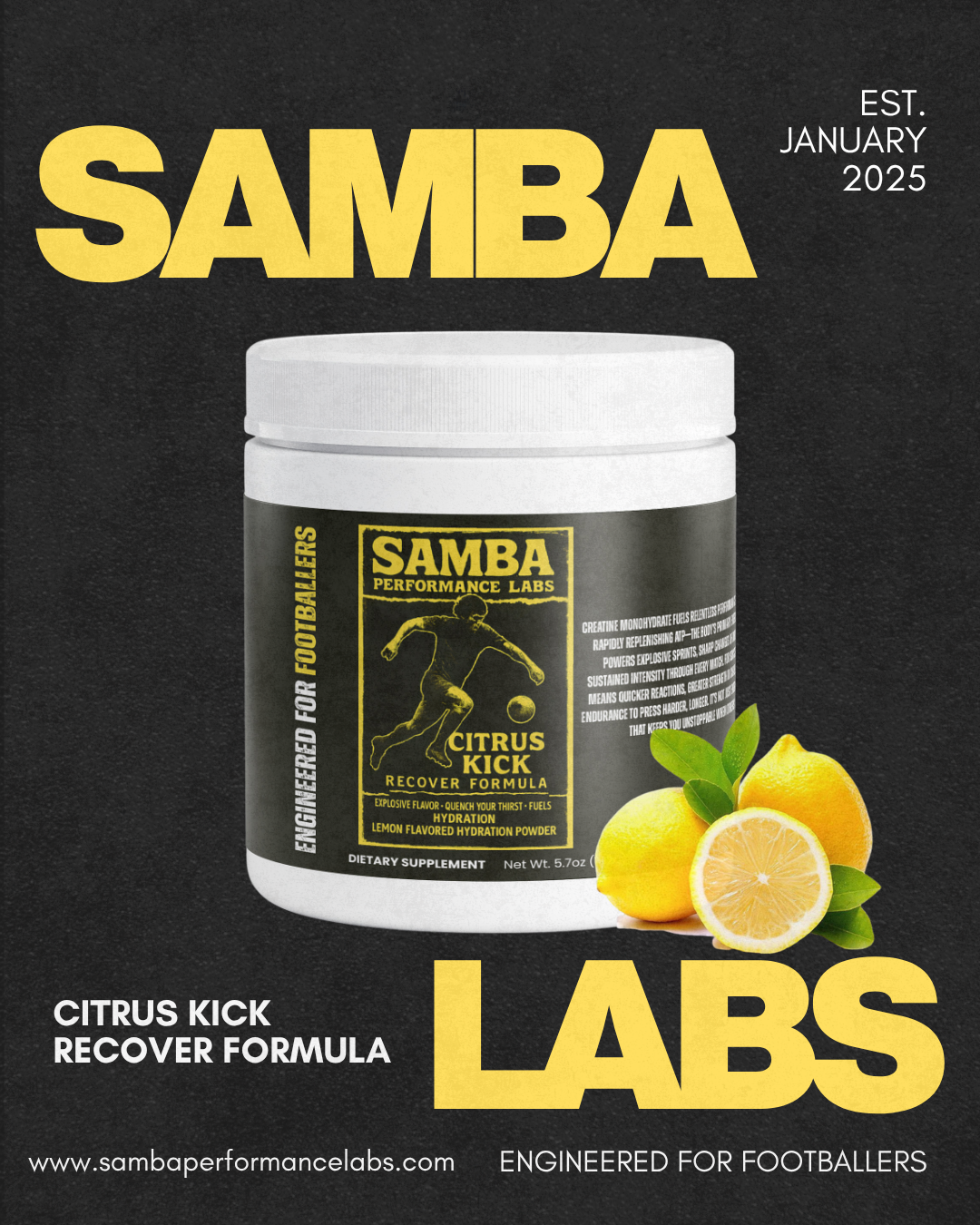 Recovery Formula: CITRUS KICK (Lemonade)